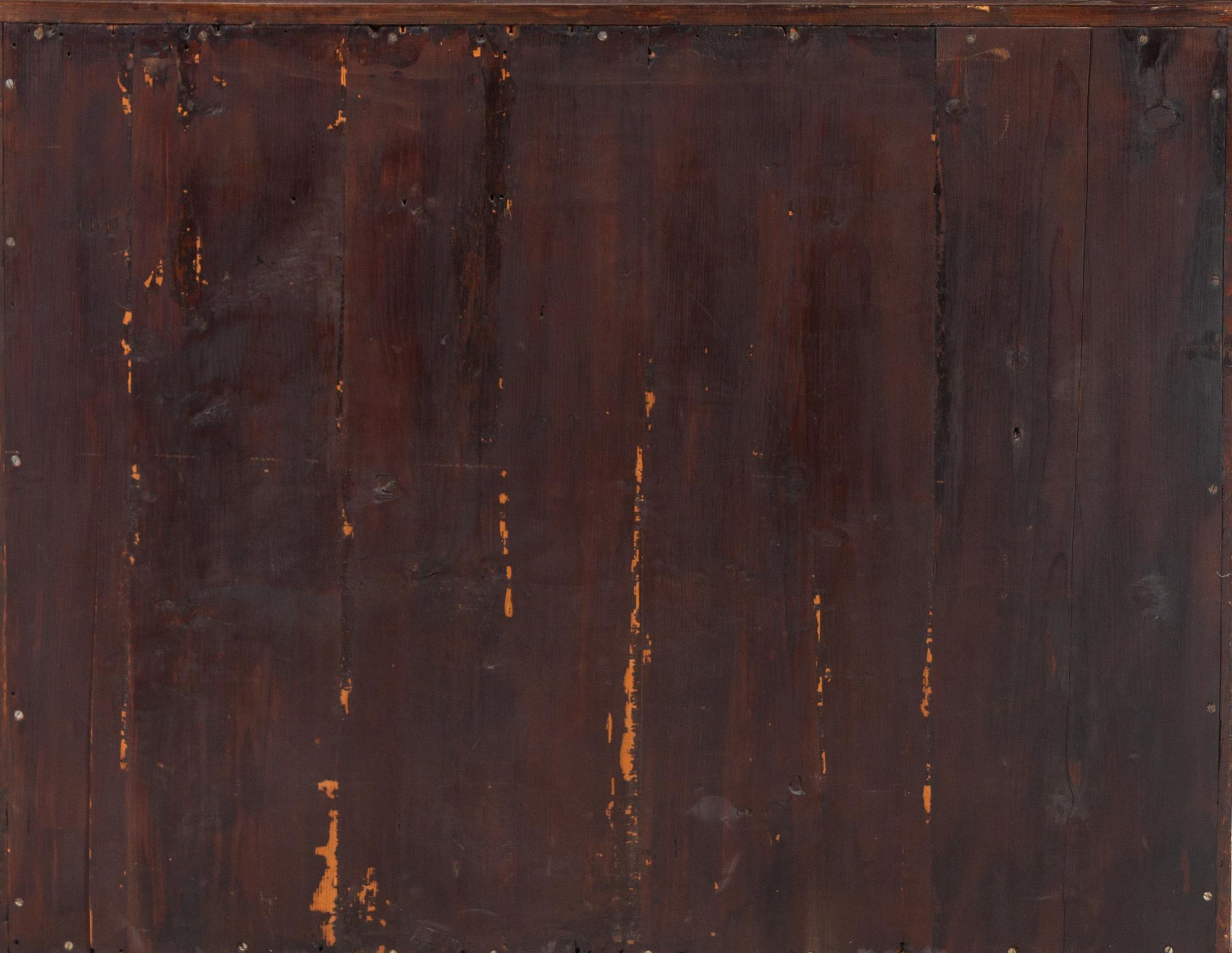 A George I Figured Walnut Veneered Chest of Drawers