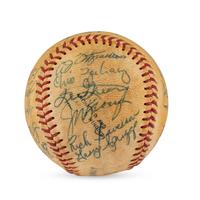 A 1960 Omaha Royals Team Signed Autograph Baseball