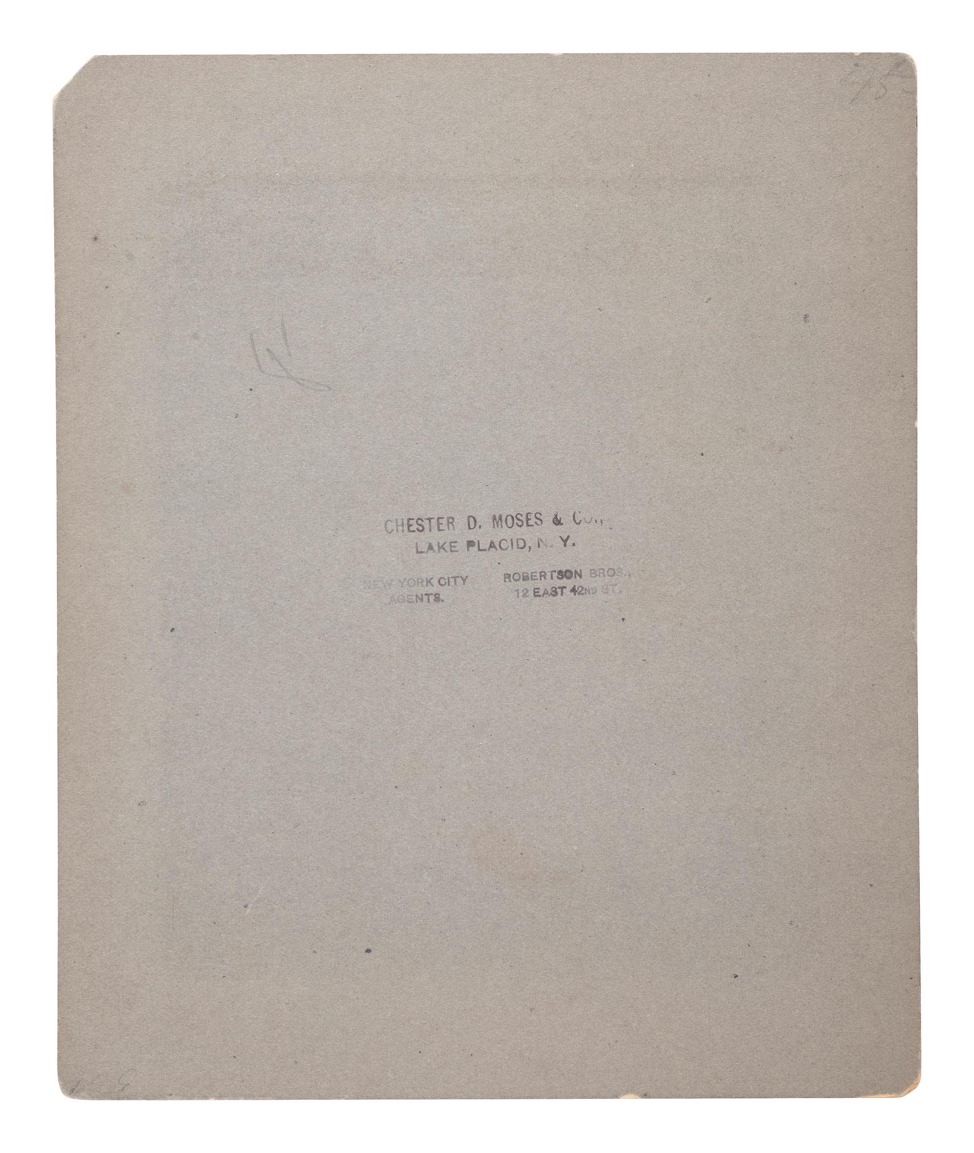 [SLAVERY & ABOLITION] -- [BROWN, John]. Photograph of John Brown's Grave. Lake Placid, NY: Chester D. Moses & Co., n.d.