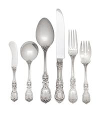 A Reed and Barton Francis I Silver Flatware Service