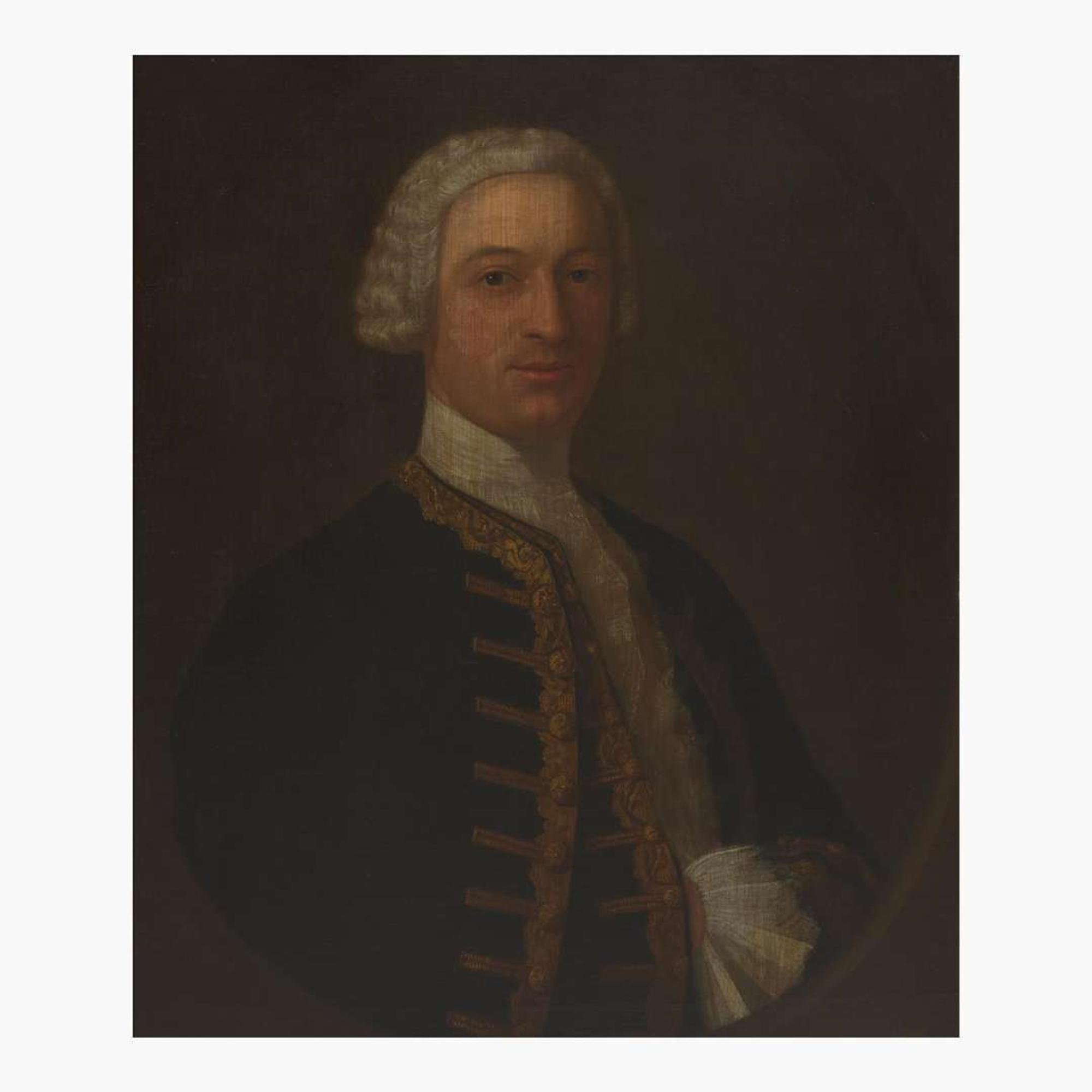 British School (18th Century) Portrait of Kenneth Mackenzie, Lord Fortrose (1717-1761)