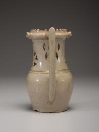An Incised and Impressed Stoneware Puzzle Jug