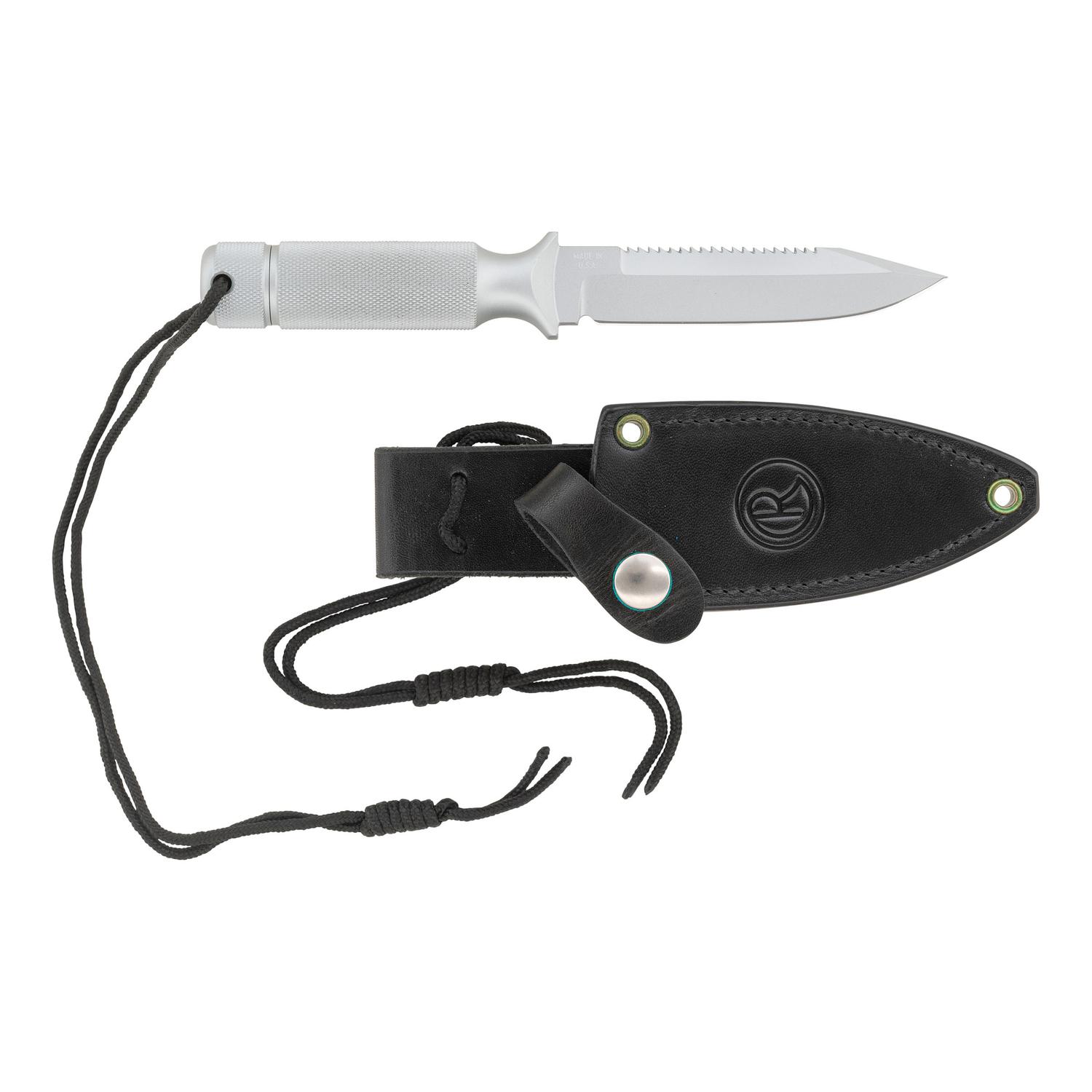 Reeve USA Silver Aviator Knife in Box with Sheath