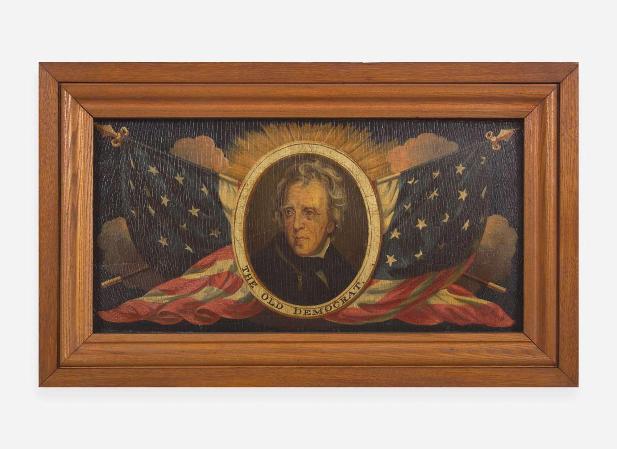 American School 19th century, Portrait of Andrew Jackson (1767-1845): "The Old Democrat"