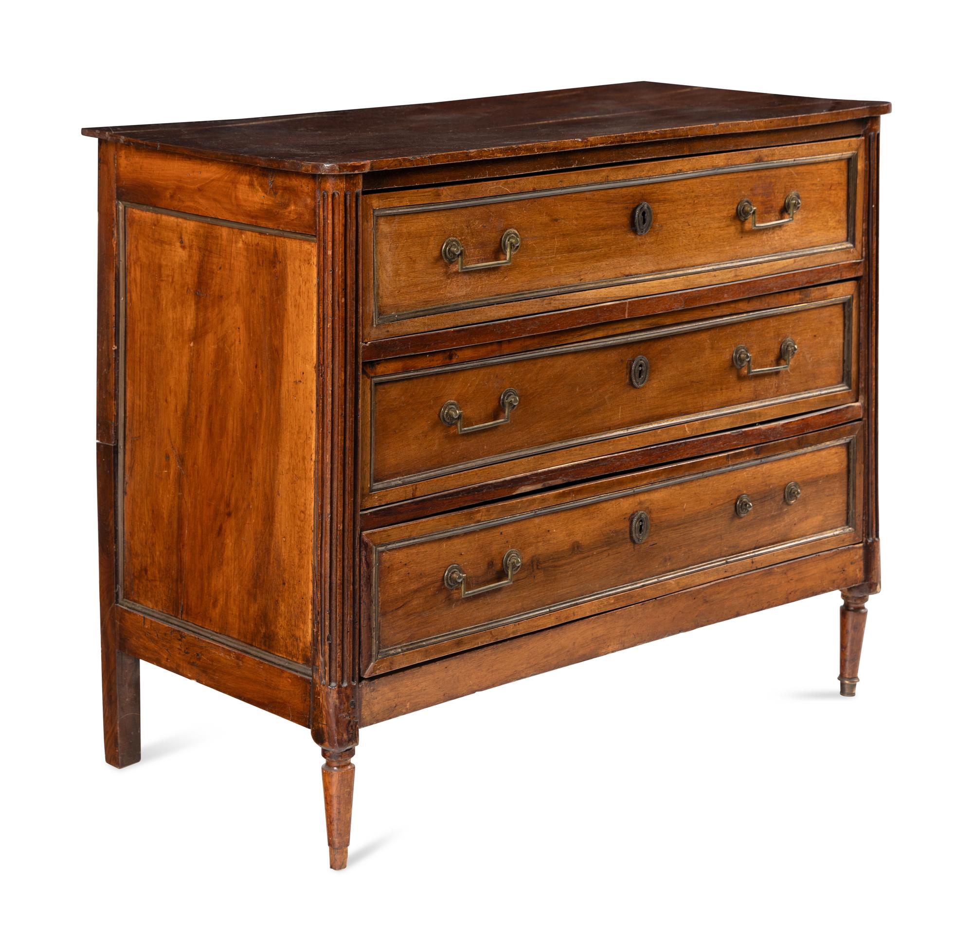 A Directoire Mahogany Commode