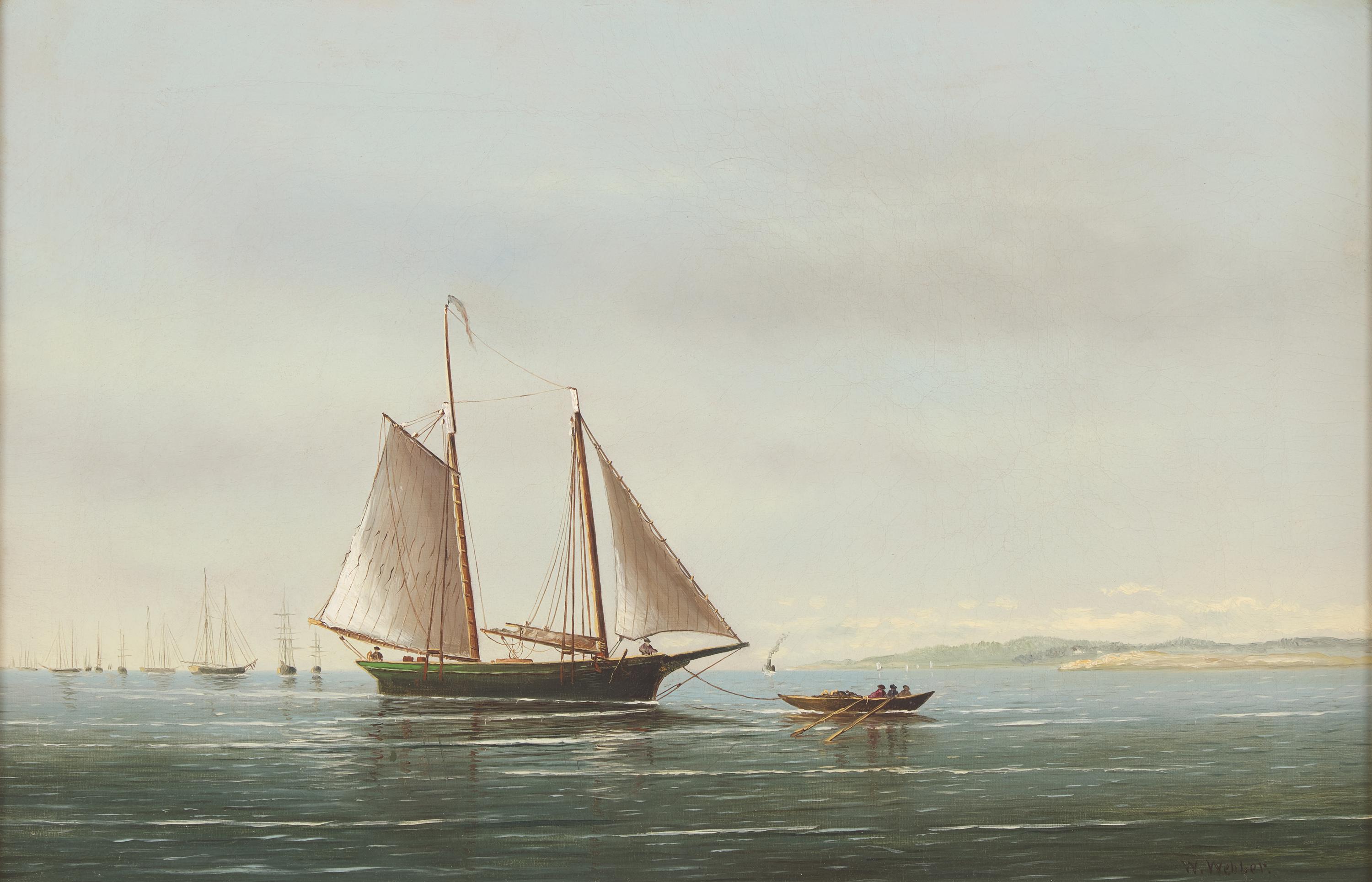 Wesley Webber (1841-1914) — Placid Waters, Boston Harbor