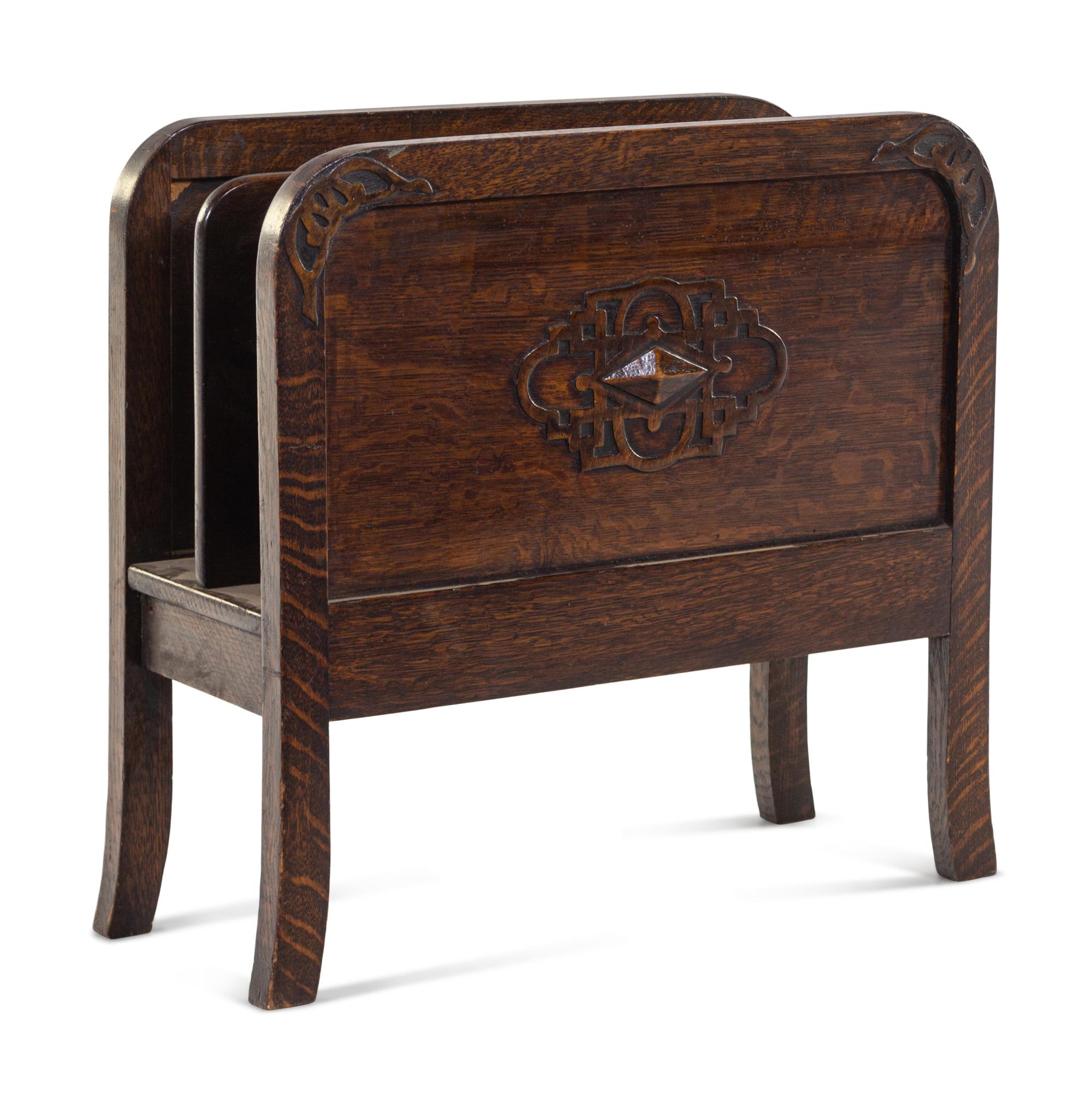 An Edwardian Oak Canterbury
