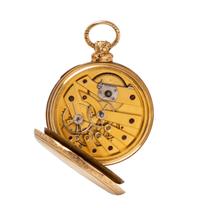 GOLD-FILLED OPEN FACE POCKET WATCH