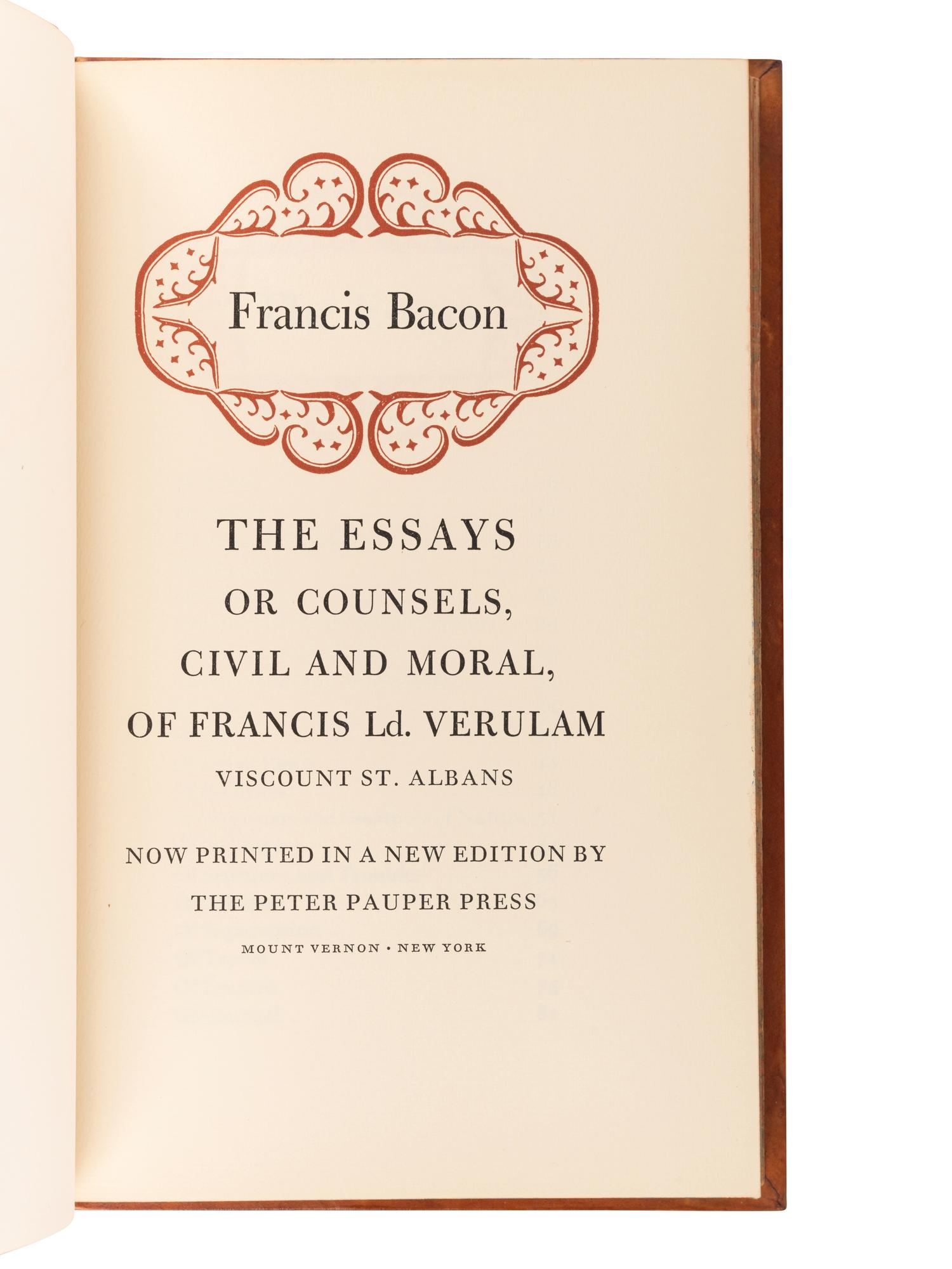 [LITERATURE -- ENGLISH]. A group of 9 works, including: