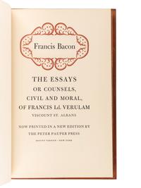 [LITERATURE -- ENGLISH]. A group of 9 works, including:
