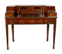A George III Style Mahogany Carlton House Desk