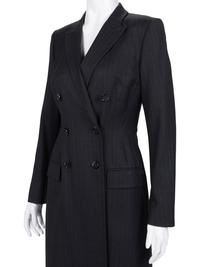 Dolce & Gabbana Pinstripe Long Coat and Pants Ensemble, 1990-2000s