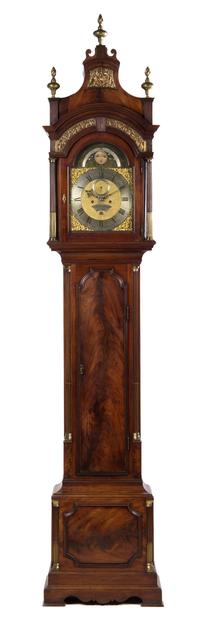 A George III Mahogany Tall Case Clock Height 105 inches. — PETER POHLMANN, LONDON, CIRCA 1760