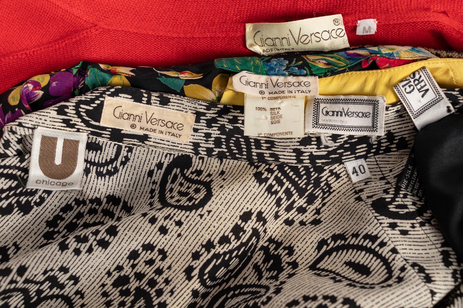 Five Gianni Versace Pieces, 1980s