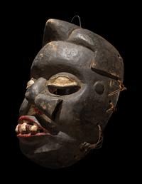 An Ibibio Wood Dance Mask