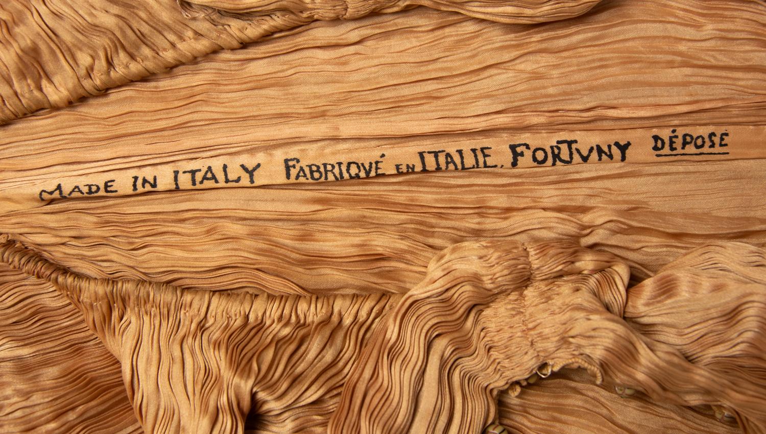 Peggy Guggenheim: Fortuny, Delphos Dress