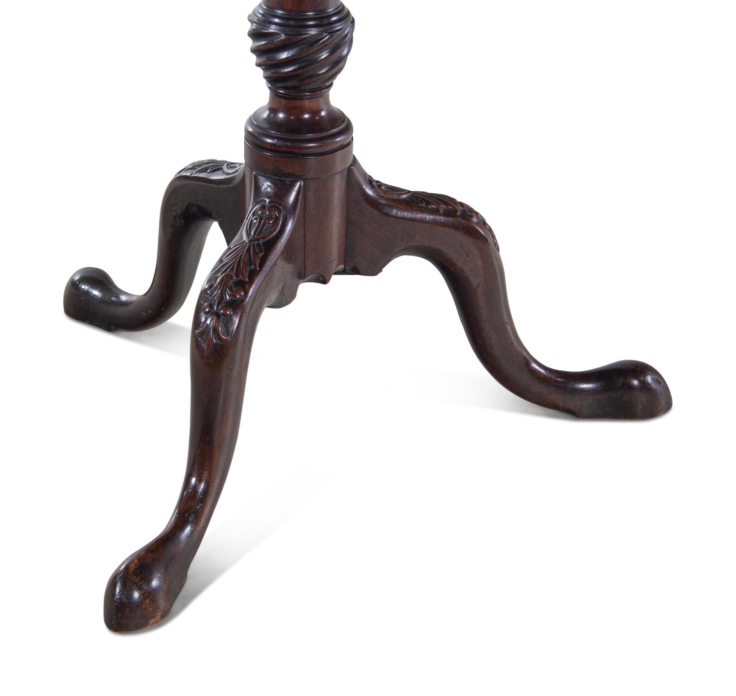 A George III Style Mahogany Tilt-Top Table