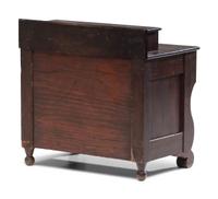 A Diminutive American Empire Mahogany Chest of Drawers