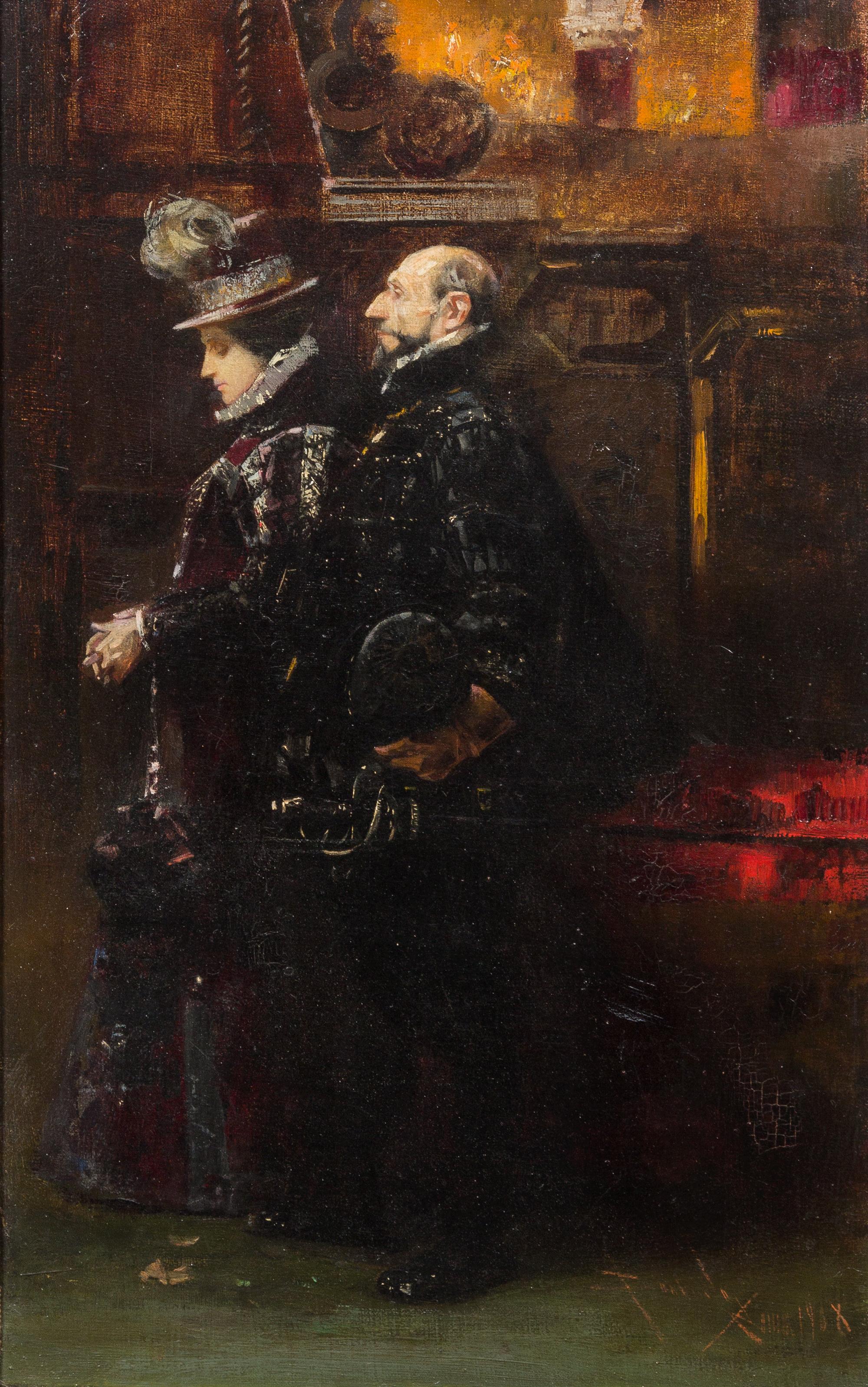 Salvador Sanchez Barbudo, (Spanish, 1857–1917), La Pareja, 1908