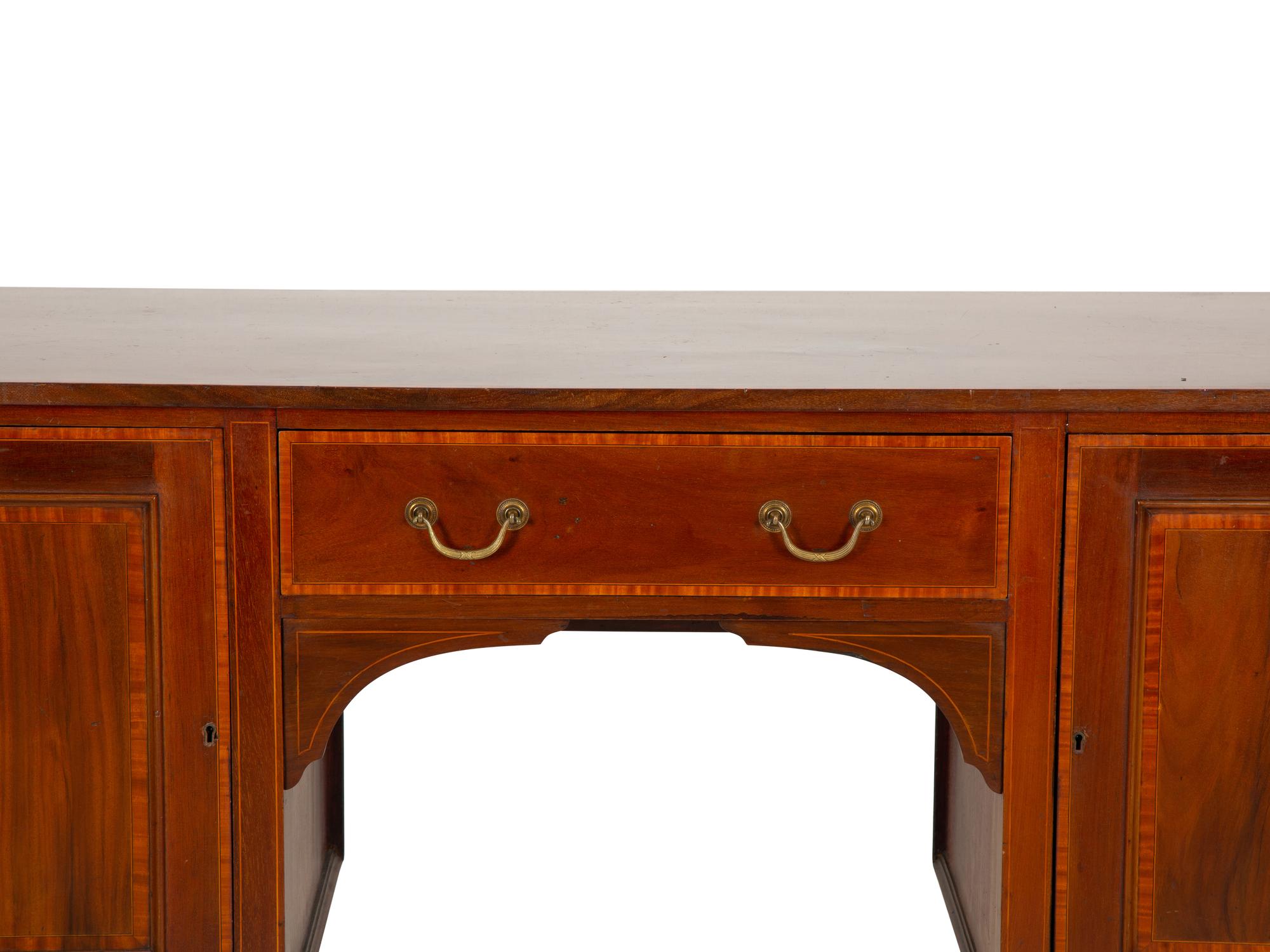 A George III Style Mahogany Side Board