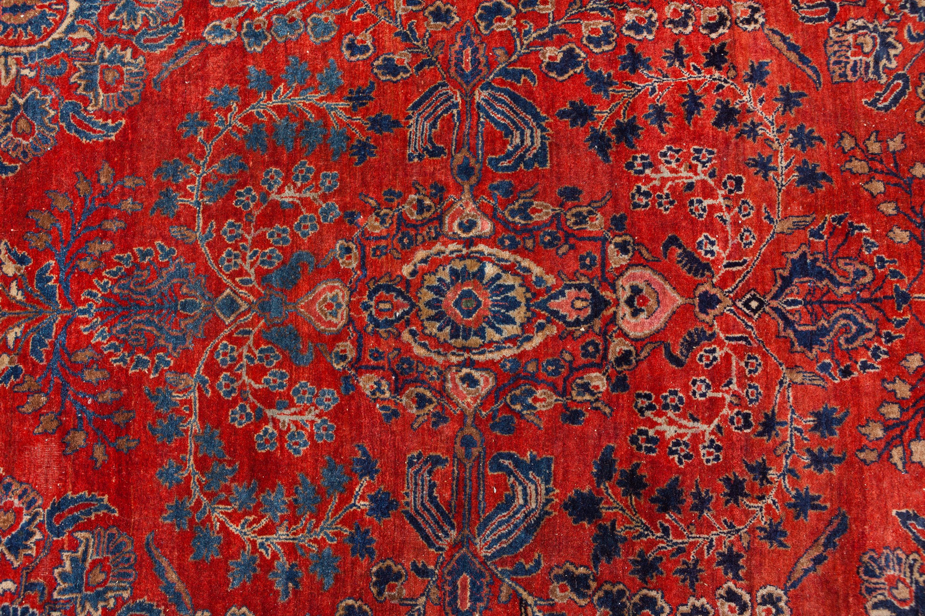 A Sarouk Wool Rug