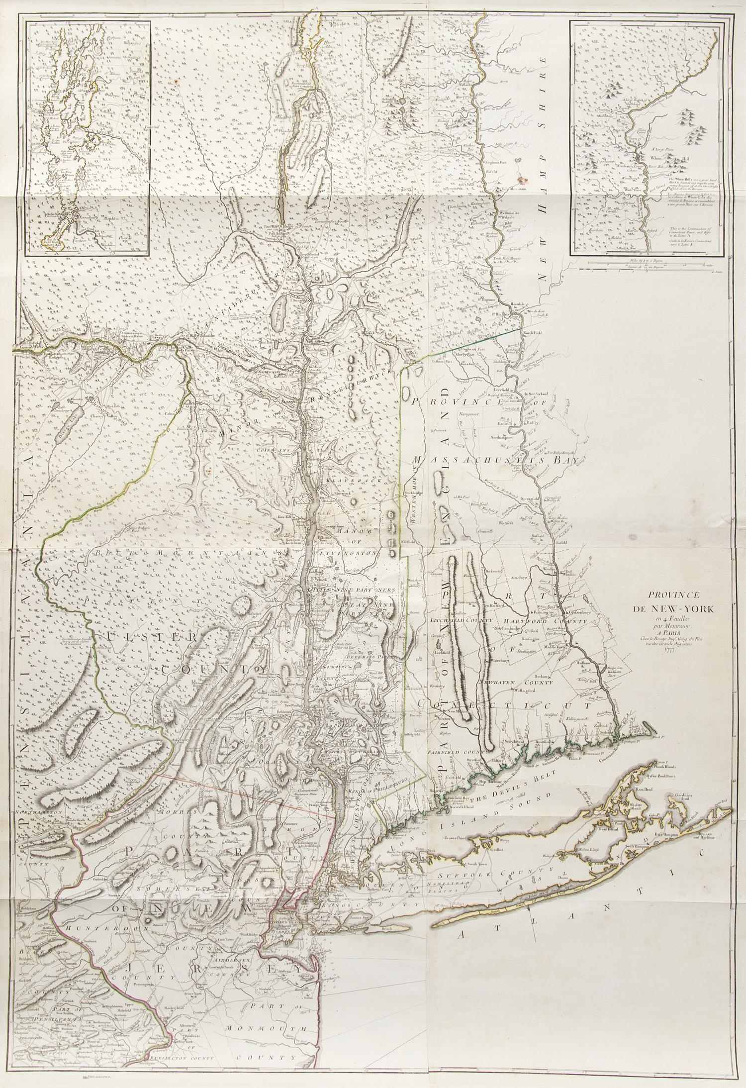[American Revolution] Montresor, (John). Province de New-York