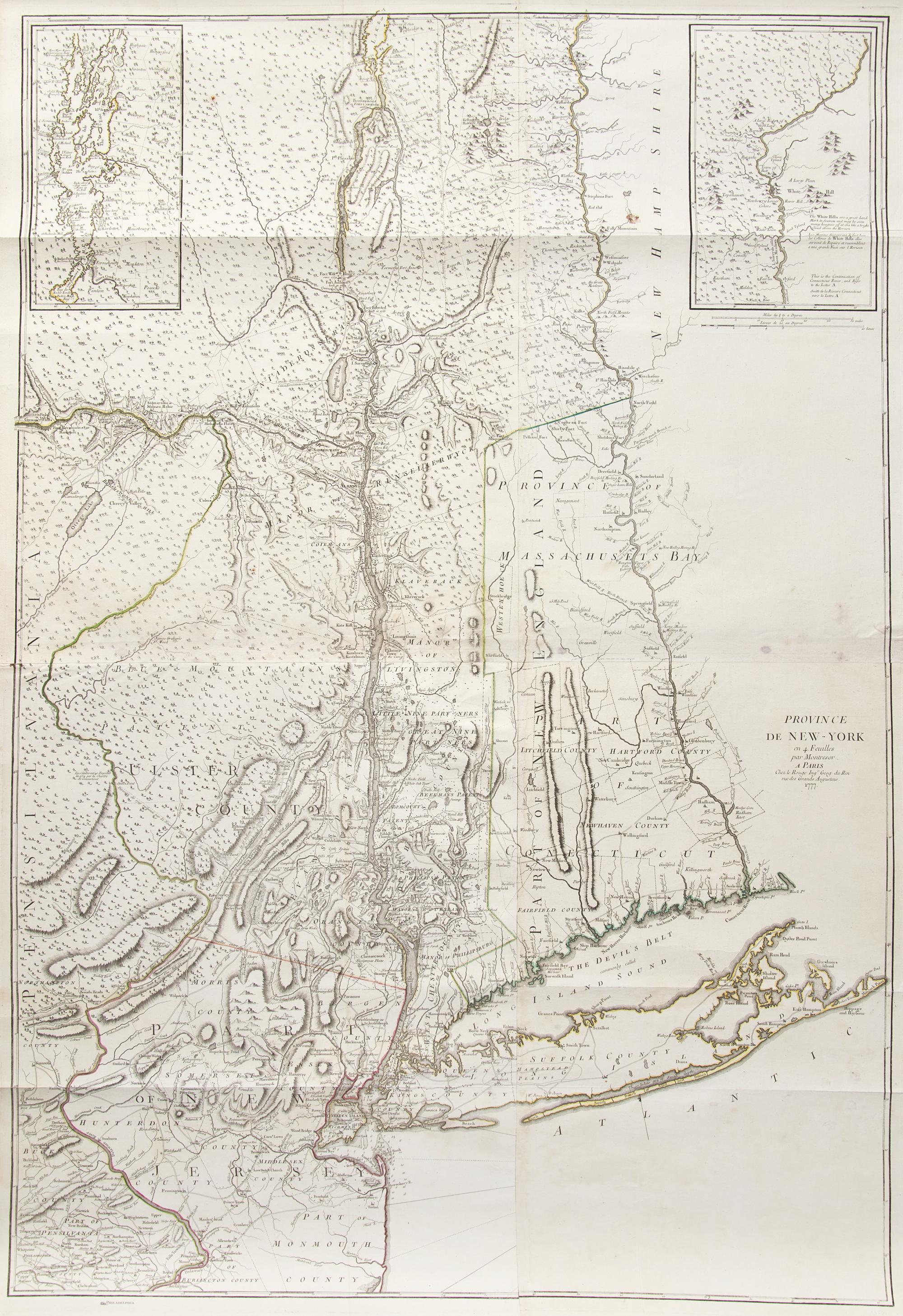 [American Revolution] Montresor, (John). Province de New-York