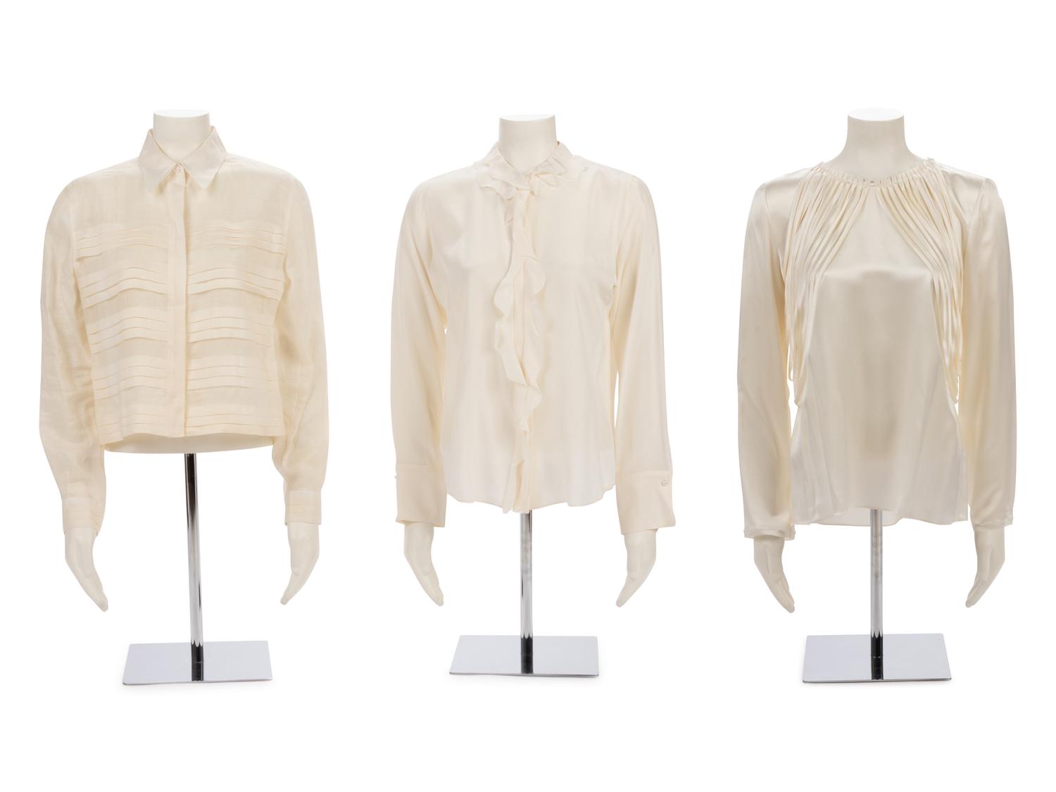 Three Chanel Blouses, 1998-2012