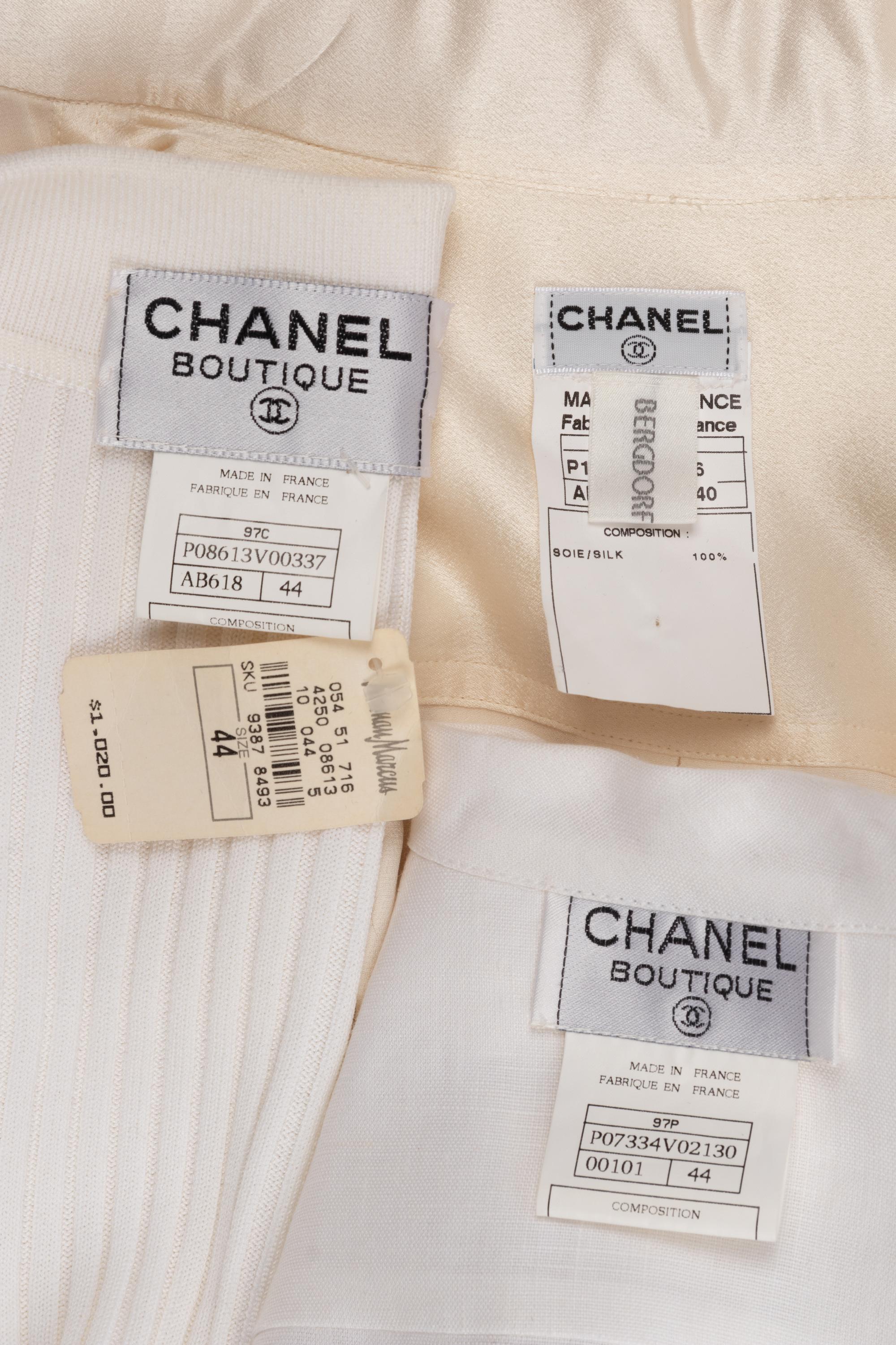 Three Chanel Tops, 1997-1998