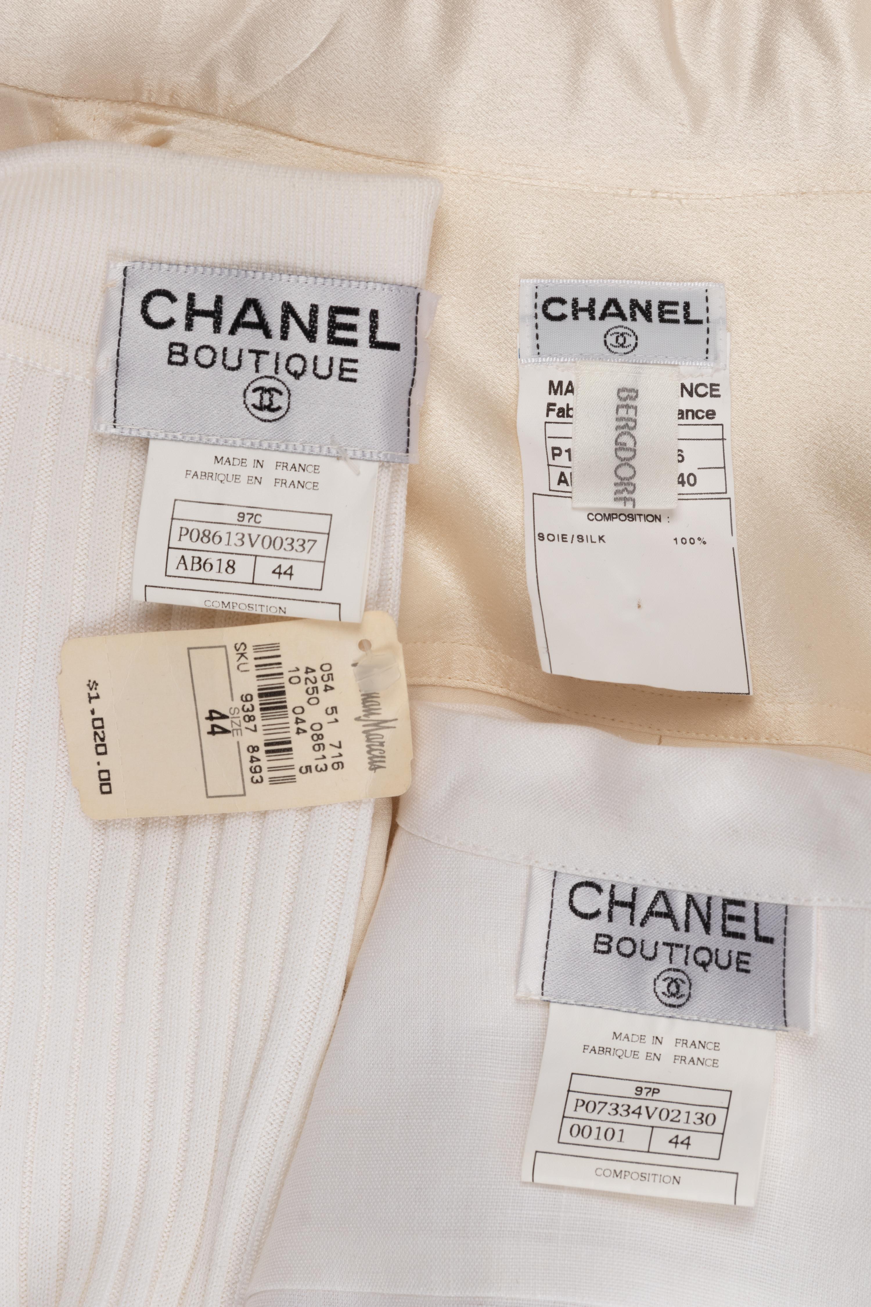 Three Chanel Tops, 1997-1998