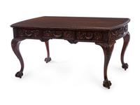A George II Style Mahogany Partners Desk
