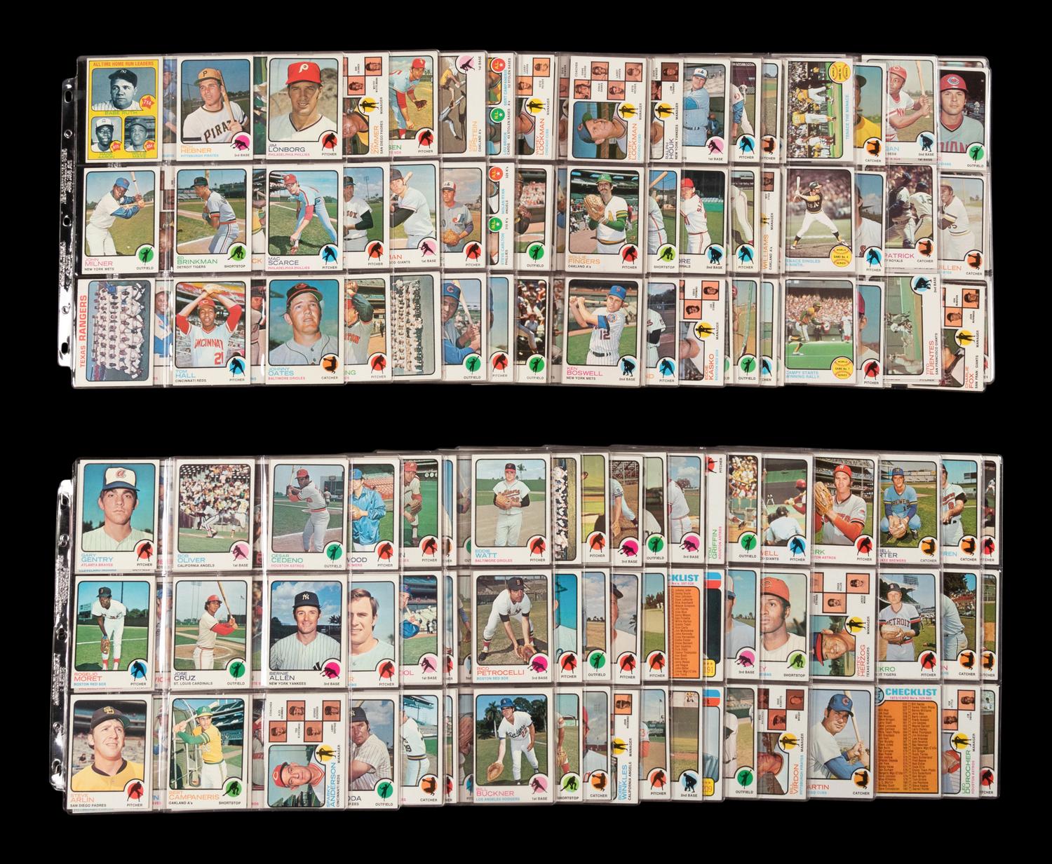 A Near Set of 1973 Topps Baseball Cards (659/660)