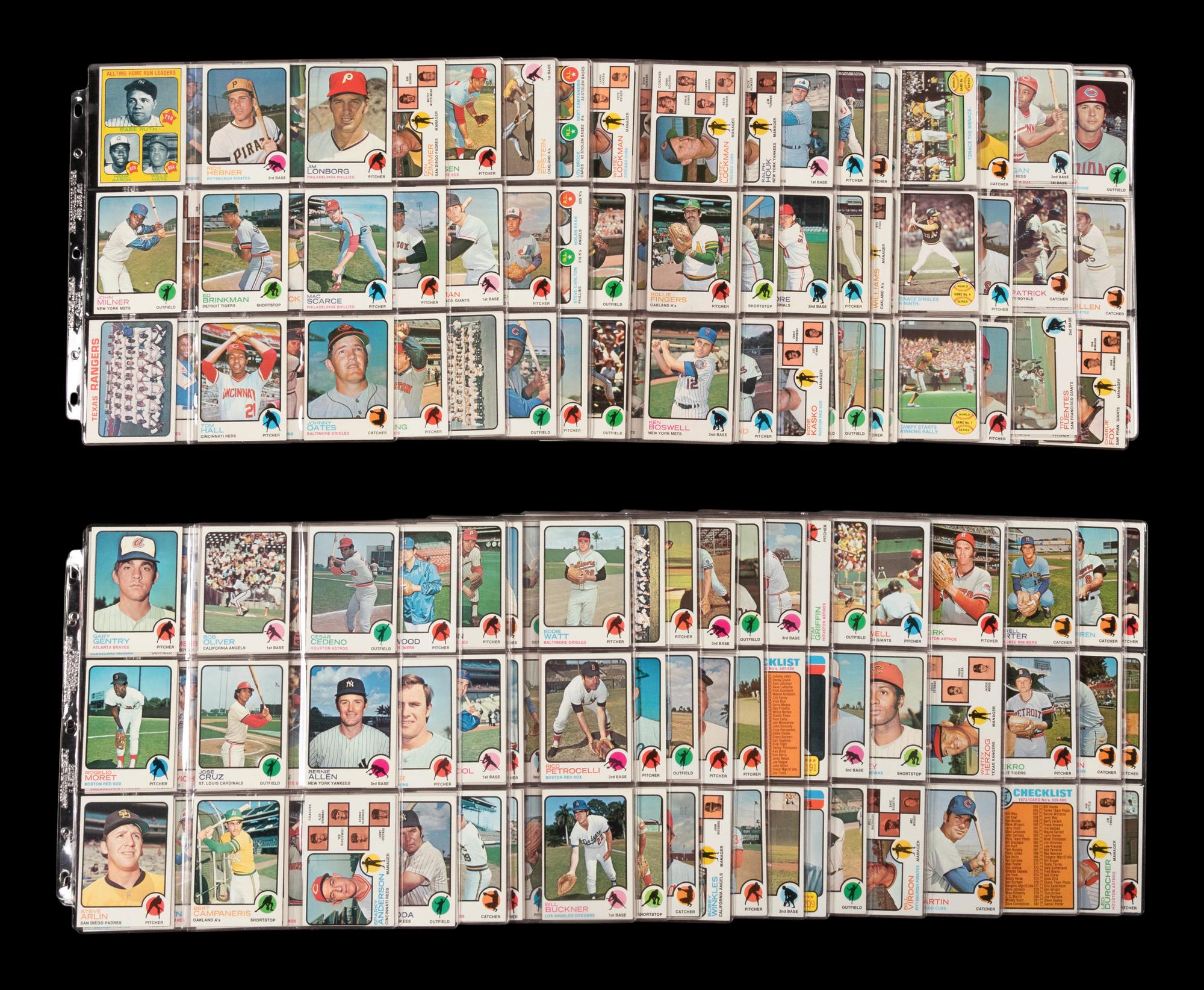 A Near Set of 1973 Topps Baseball Cards (659/660)