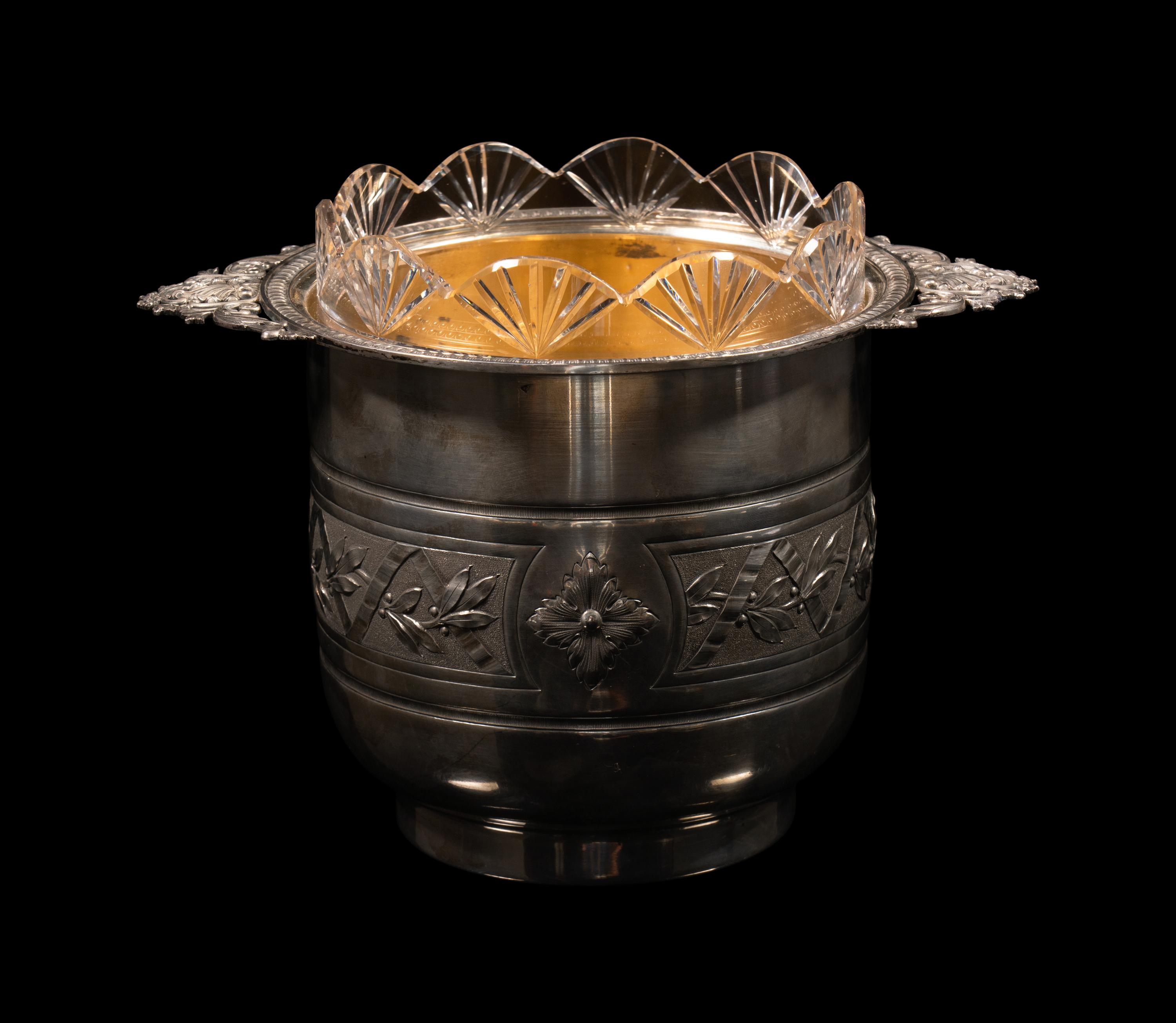 A French Silver Wine Cooler