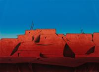 Pair of Two Hopi Mesas