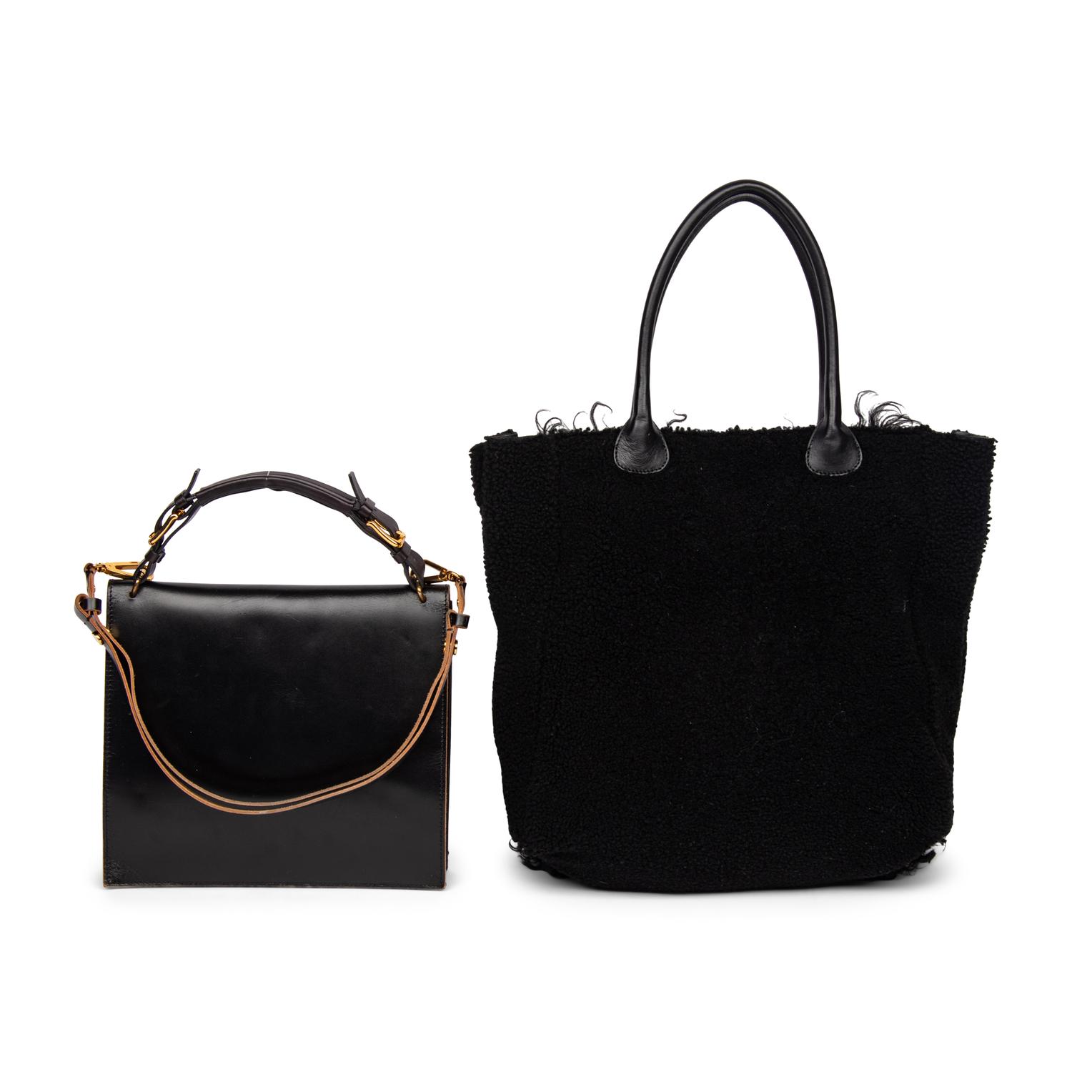 MARNI, TWO BLACK BAGS