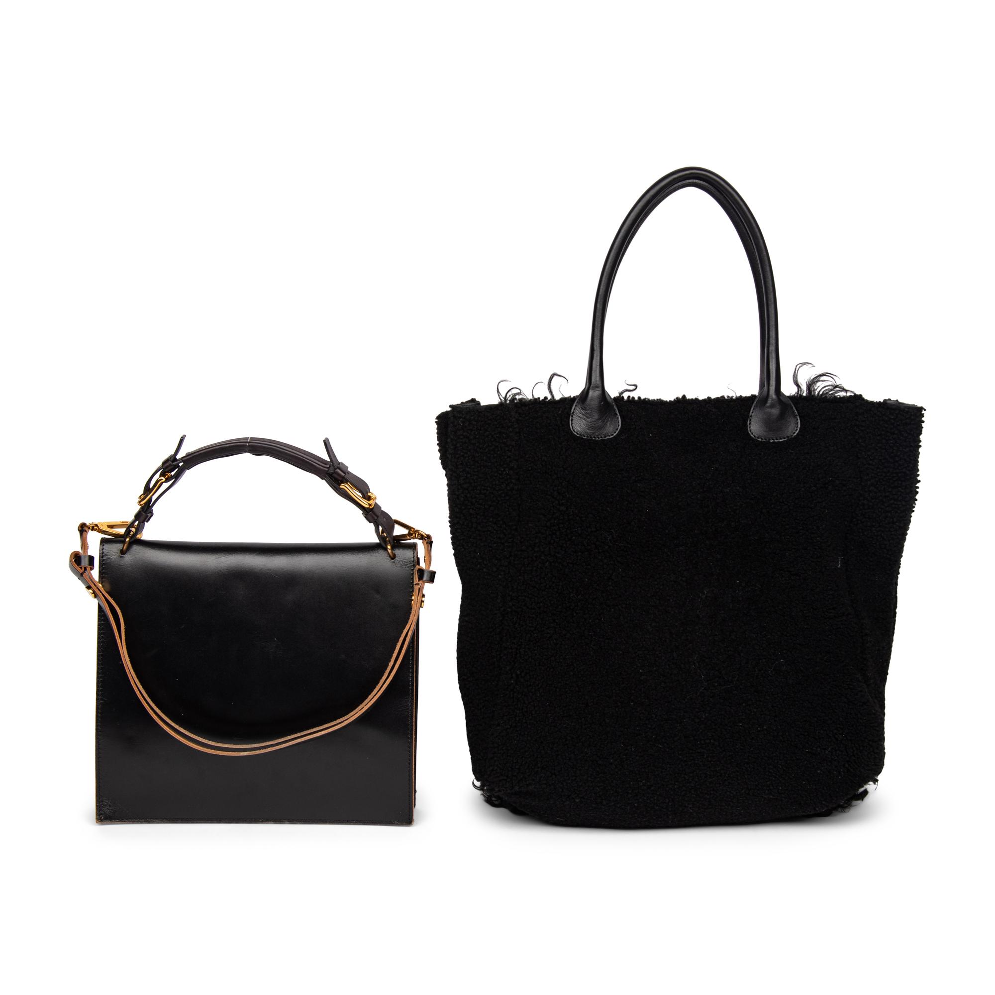 MARNI, TWO BLACK BAGS