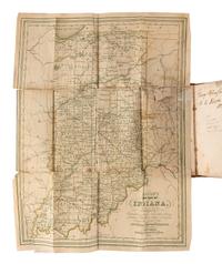 [INDIANA]. COLTON, Joseph H. (1800-1893). The State of Indiana Delineated. New York: J.H. Colton, 1838.