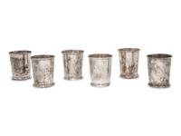 A Group of Six Silver Drinking Articles