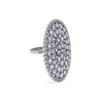 TANZANITE AND DIAMOND RING
