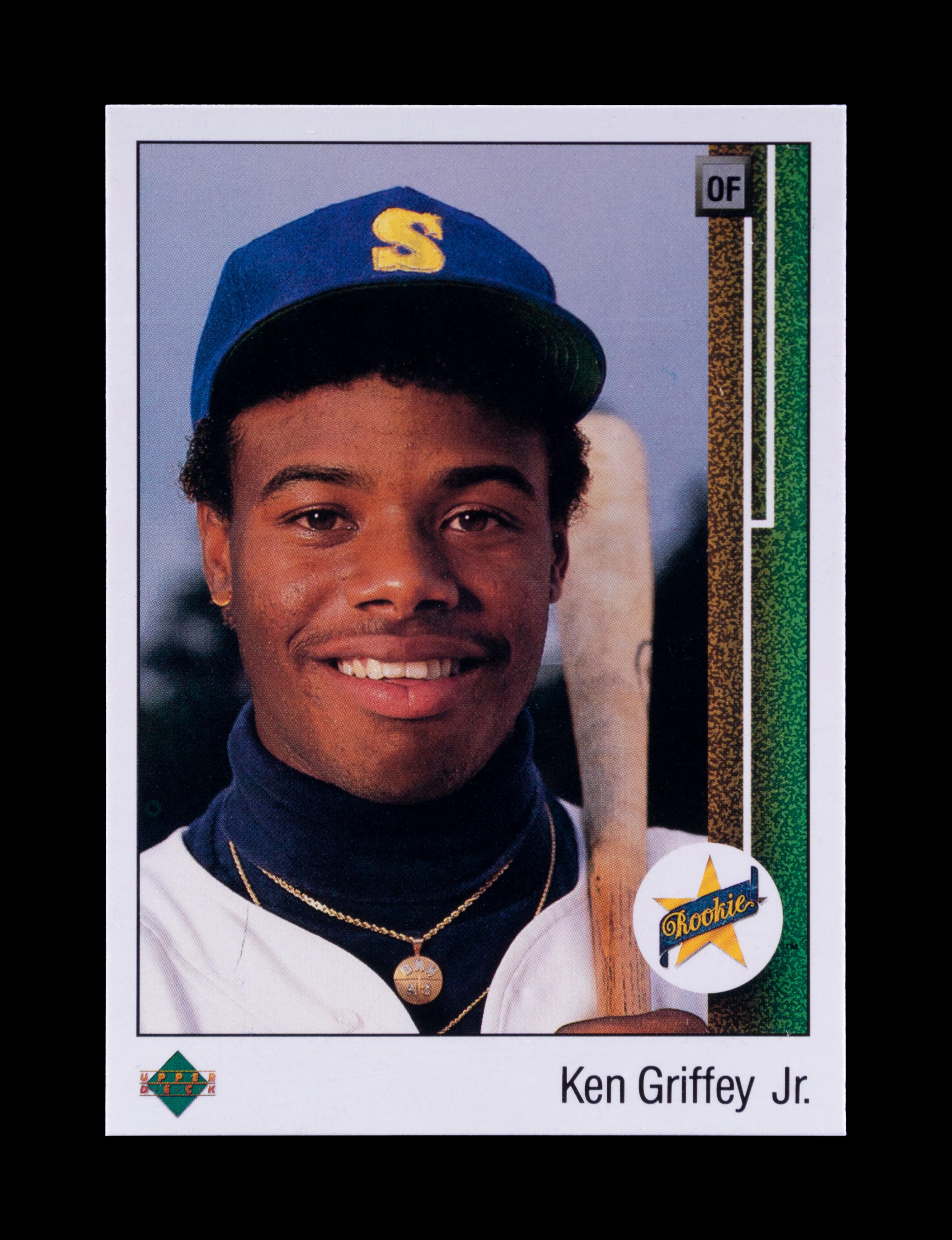 A Group of 22 Hall of Fame and Star Rookie Baseball Cards Including Cal Ripken Jr., Rickey Henderson and Ken Griffey Jr.,