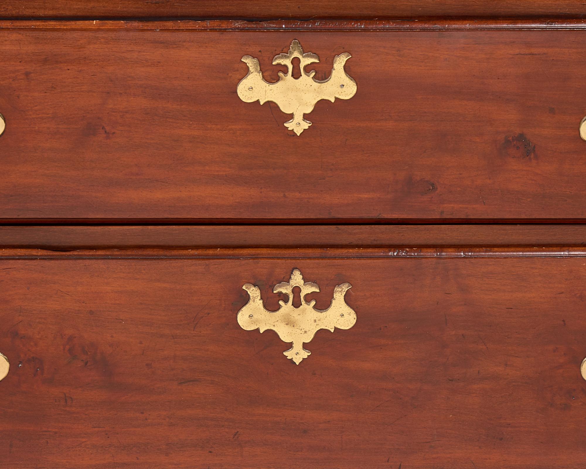 A Chippendale Cherry Chest-on-Chest