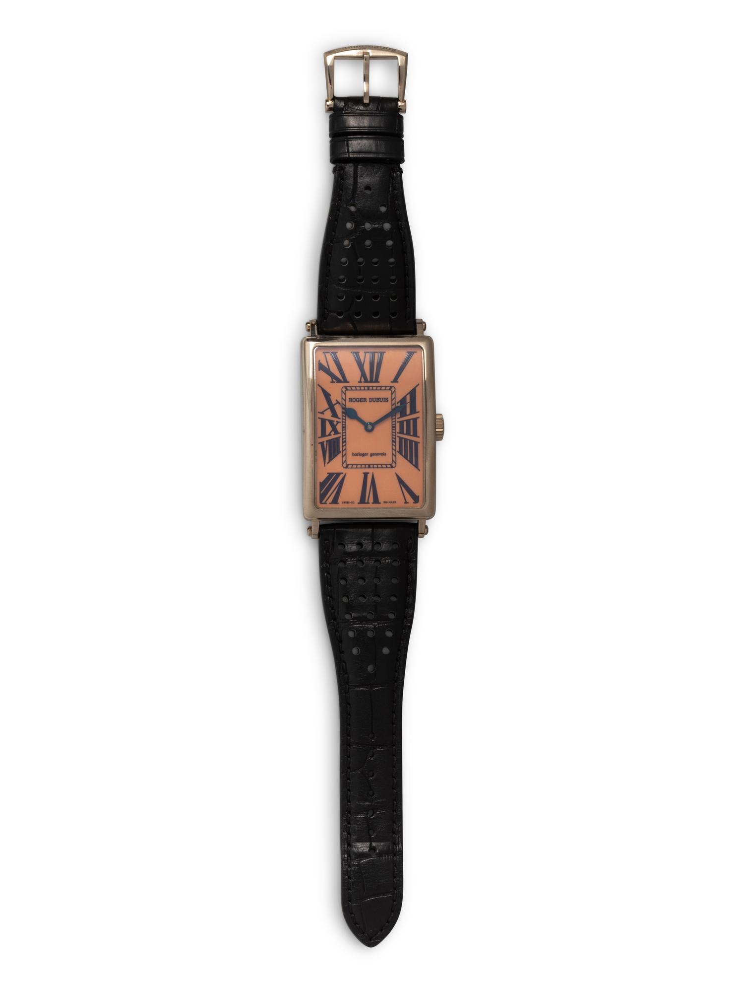 ROGER DUBUIS, 18K WHITE GOLD 'MUCH MORE' WATCH