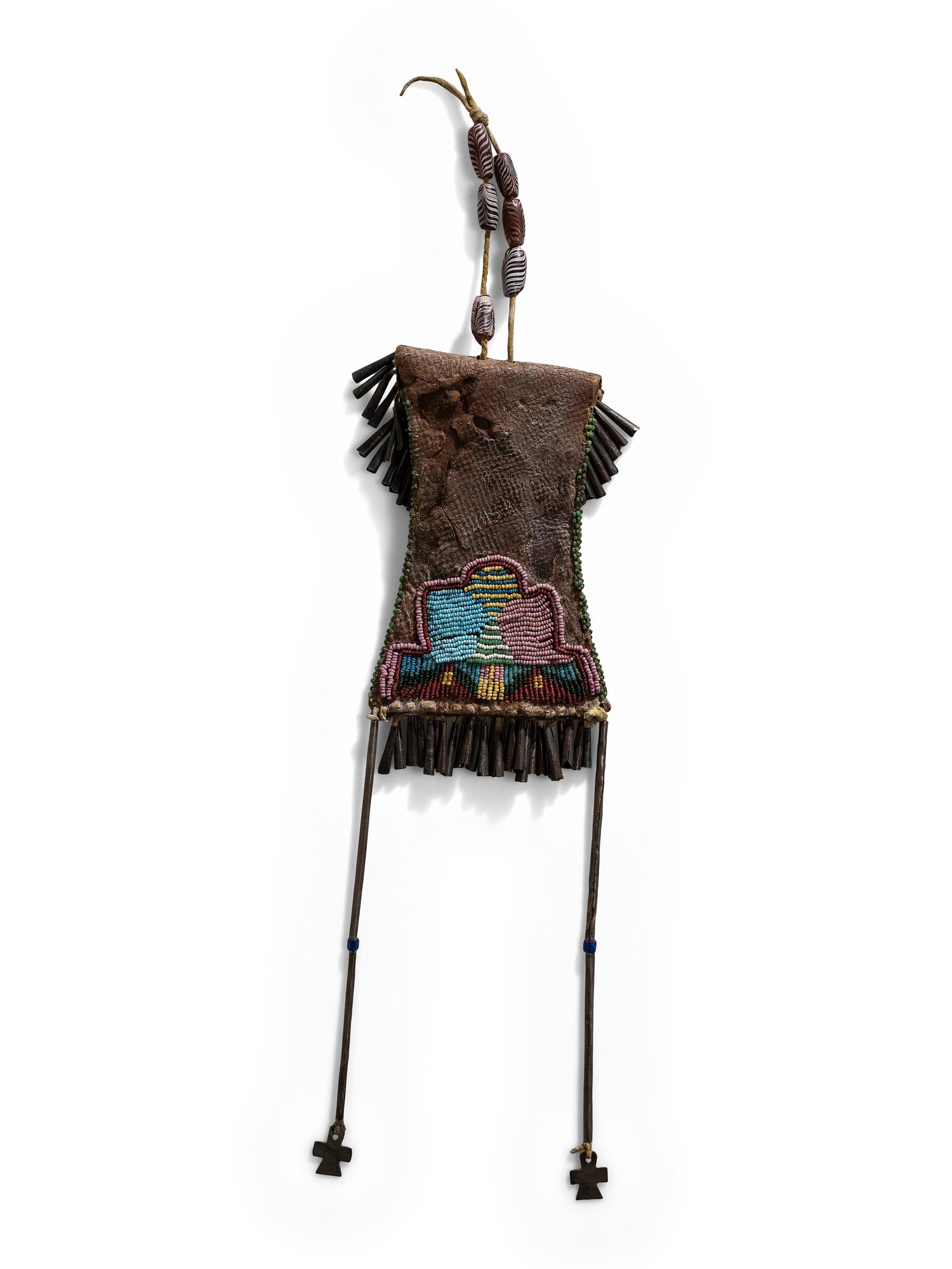 Kiowa Beaded Strike-a-Light Bag