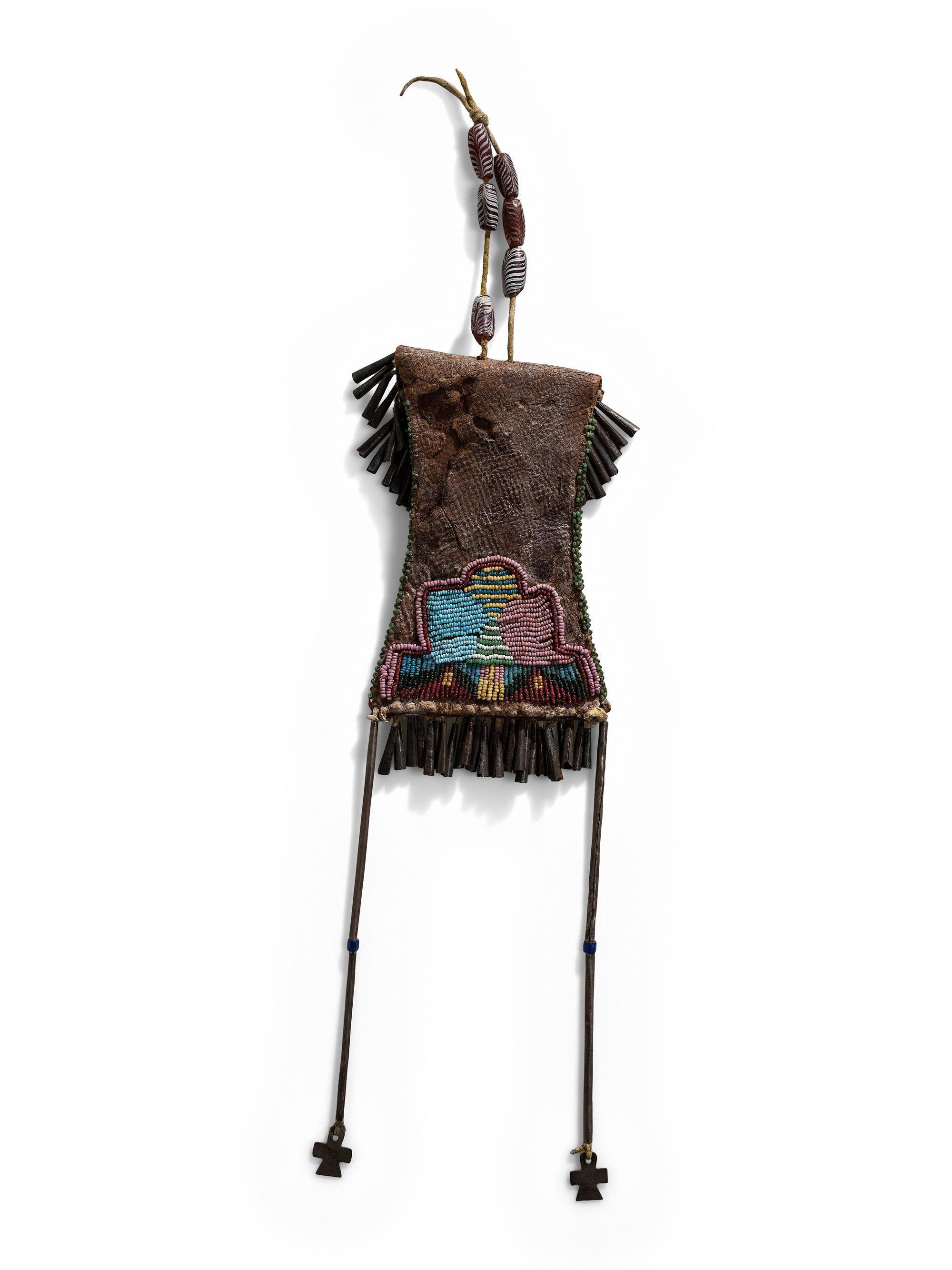 Kiowa Beaded Strike-a-Light Bag