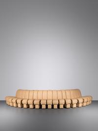 DS-600 'Non Stop' Sectional Sofa, comprising three sections with six pieces each, DeSede - Stendig, Switzerland