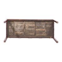 An Impressive Chinese Huanghuali and Hardwood Painting Table, Hua'An, 18th/Early 19th Century 清中期 黃花梨拼硬木有束腰如意纹大畫案
