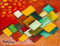 David Burliuk, (American/Russian, 1882-1967), Untitled (Abstract Composition)