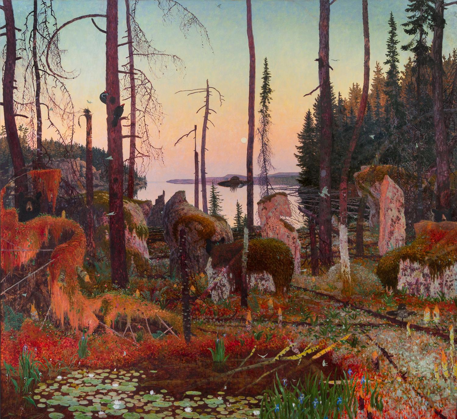 Tom Uttech, (American, b. 1942), Minomandan, 1998