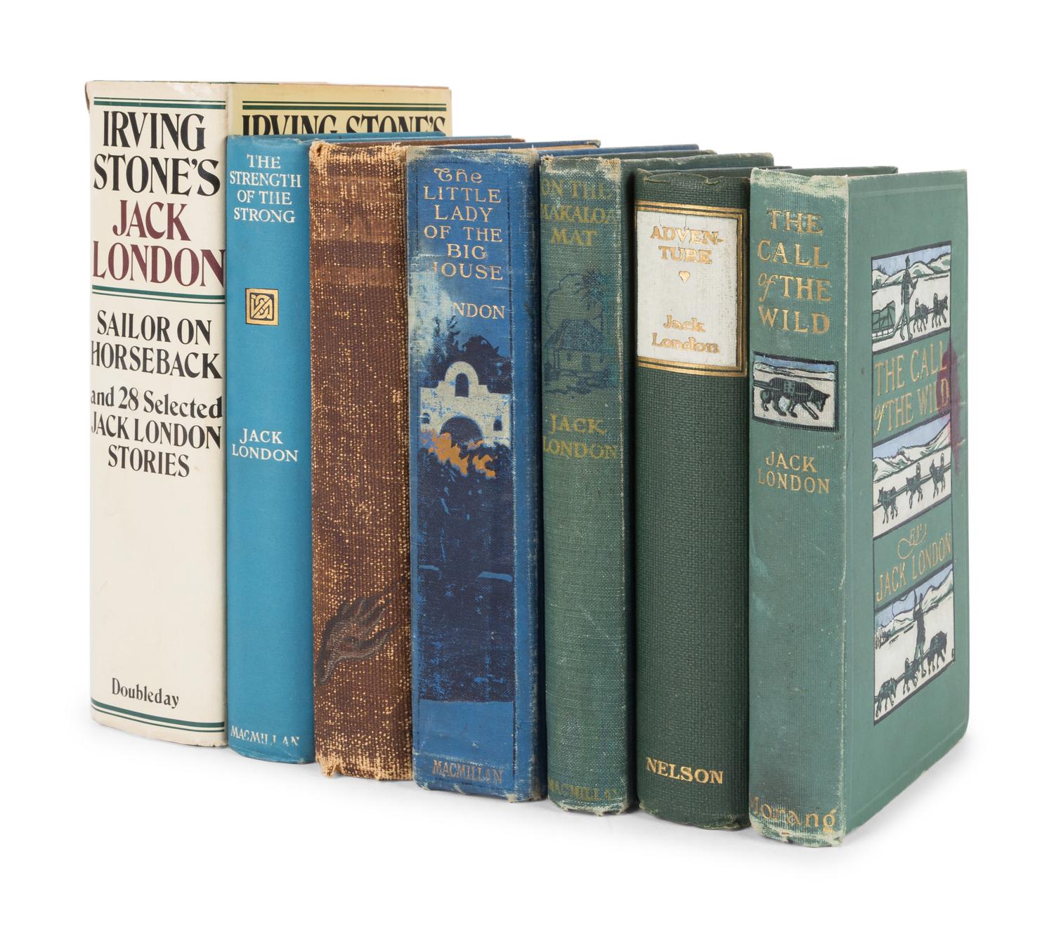 LONDON, Jack (1876-1916). A group of 11 FIRST EDITION works, including: